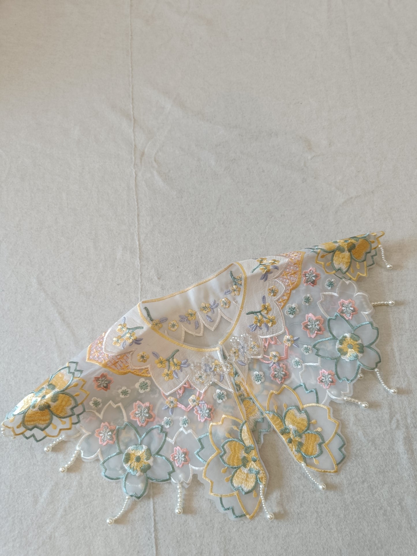 Green Designer Detachable Cape