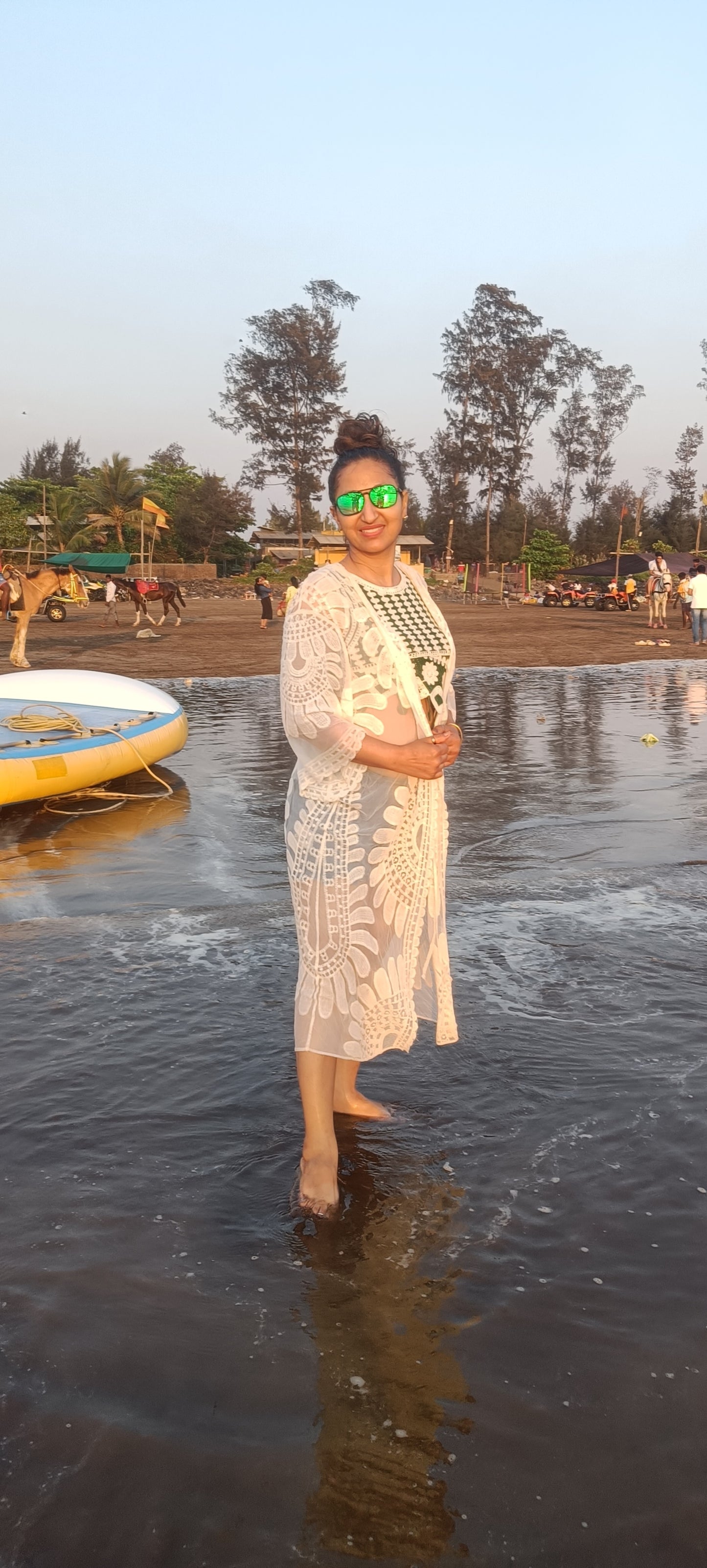 Long Kimona beach wear cape