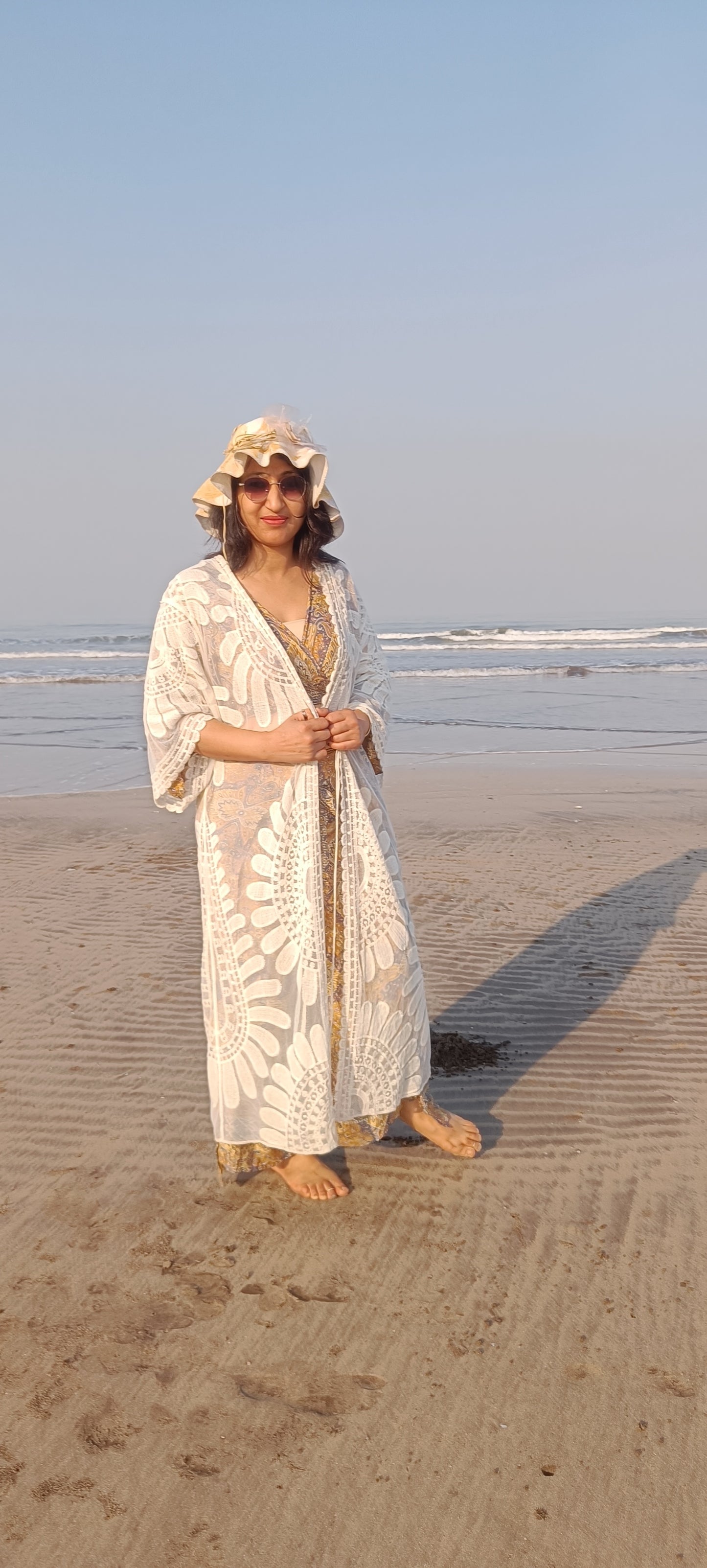 Long Kimona beach wear cape