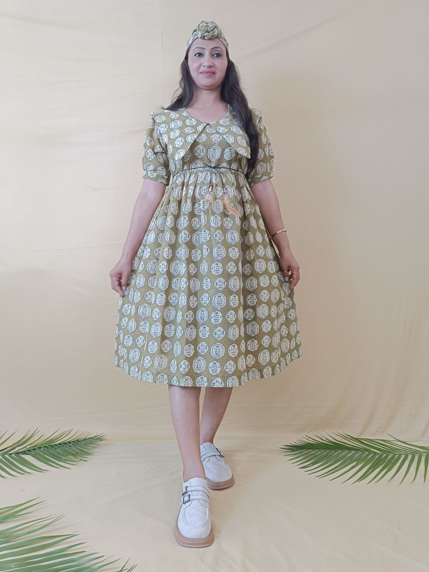 Magic Black Pure Cotton Middy Dress