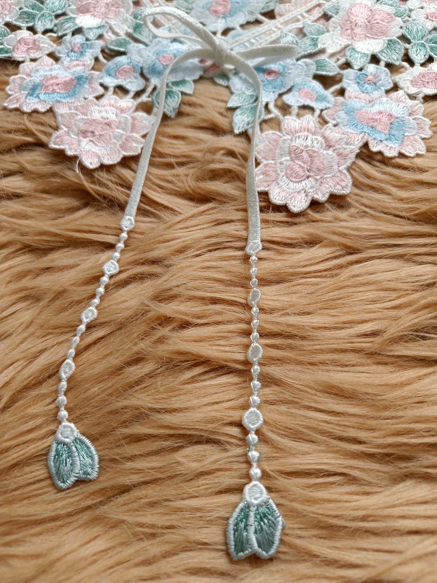 Pista Green Crochet Collar