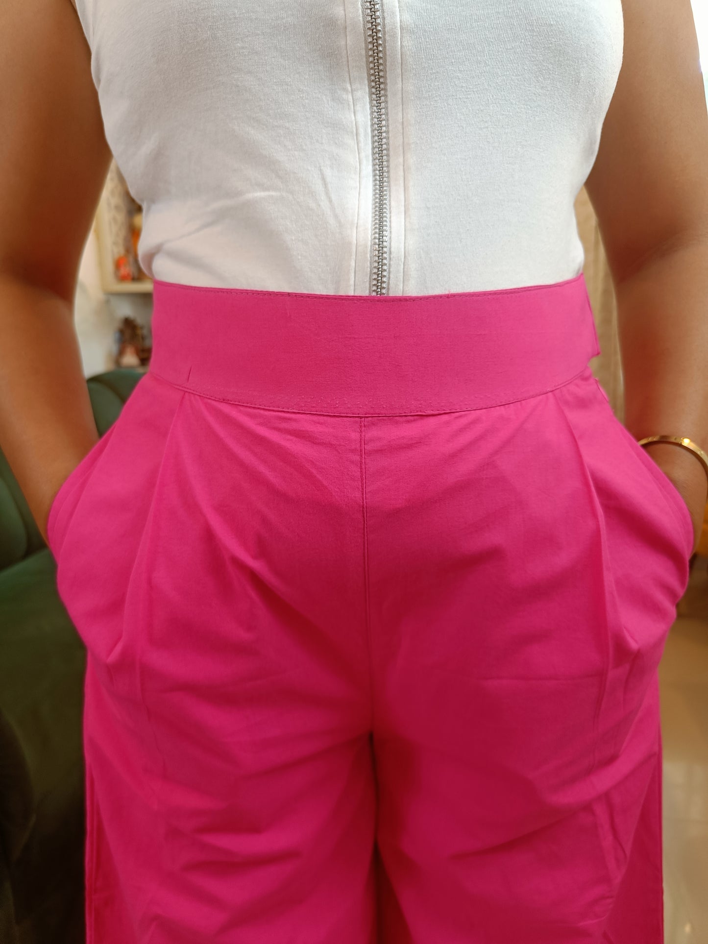 Pink Cotton Poplin Co-ord Set