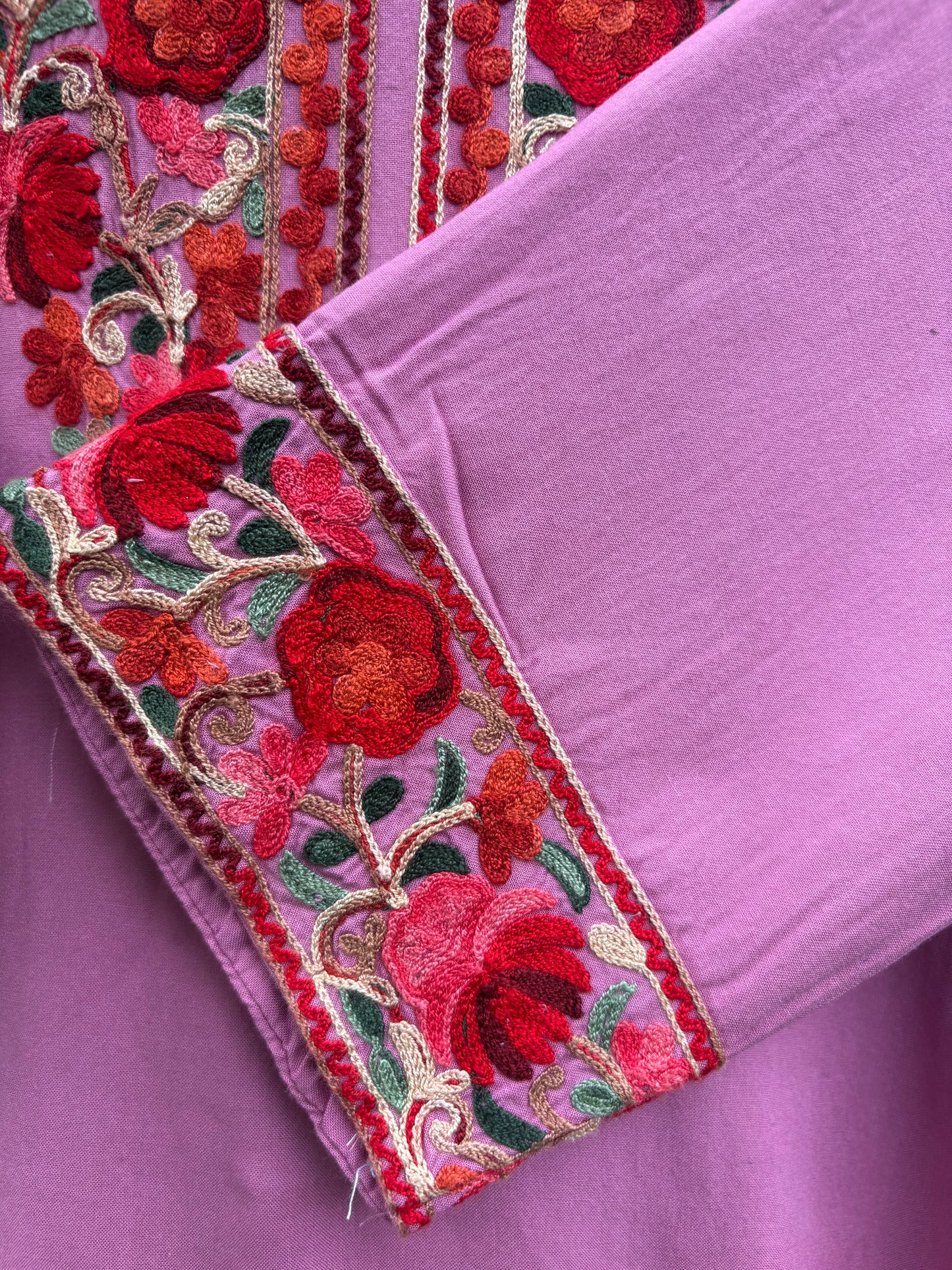 Pink Kashmiri Phiran Kurta