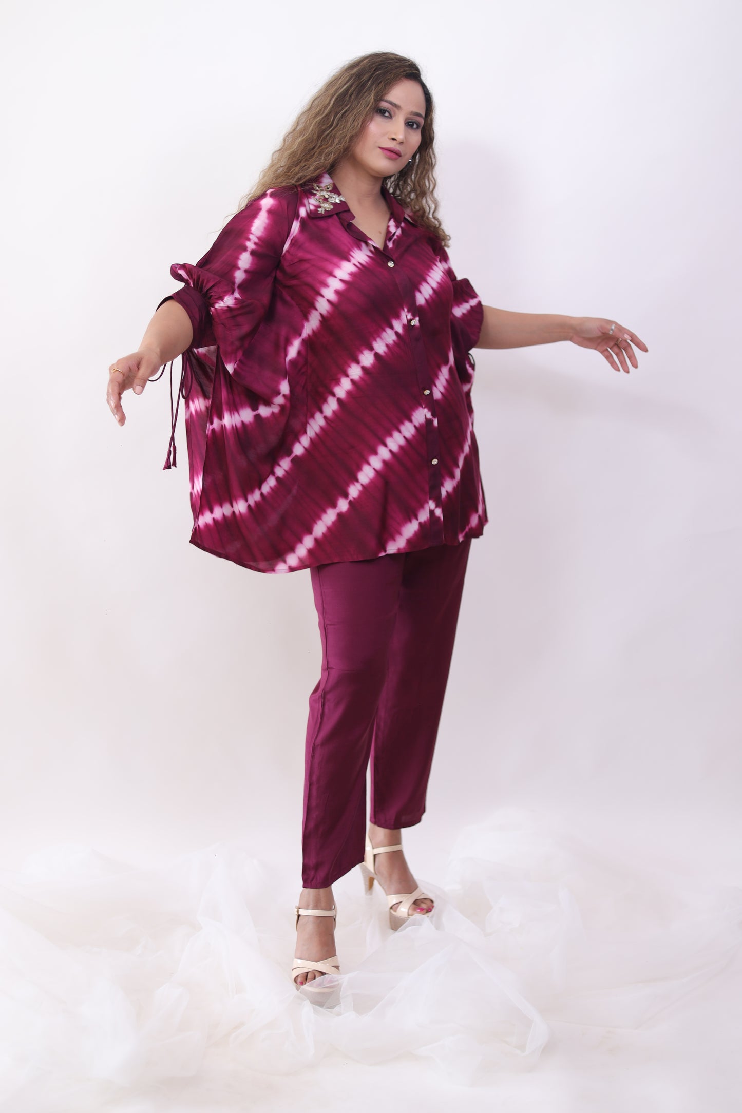 Purple kaftaan (Set of 2) Co-ord Set