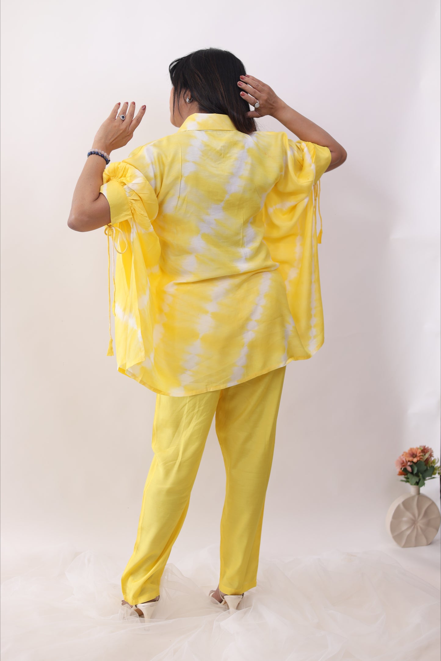 Yellow kaftaan (set of 2) Co-ord Set