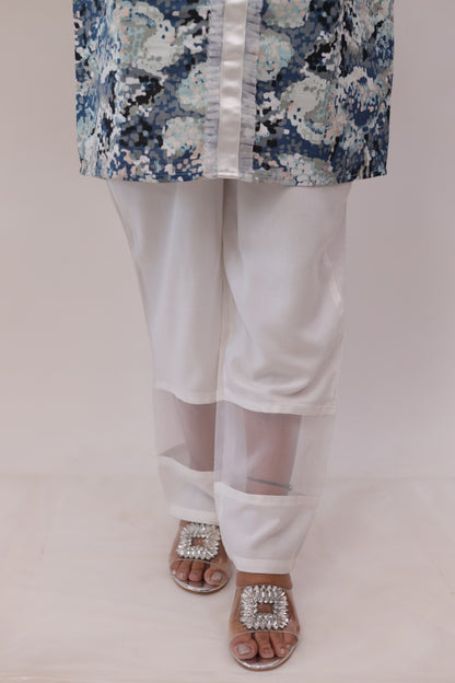 Denim Blue Fusion Suit Set
