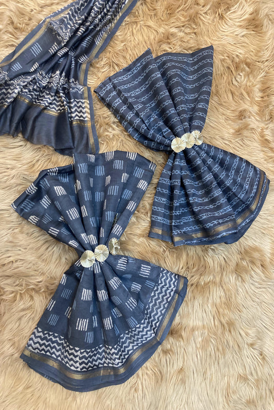 Mix & Match Dress Material Grey