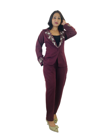 PurPle Designer (Set of 2) Co-ord Set