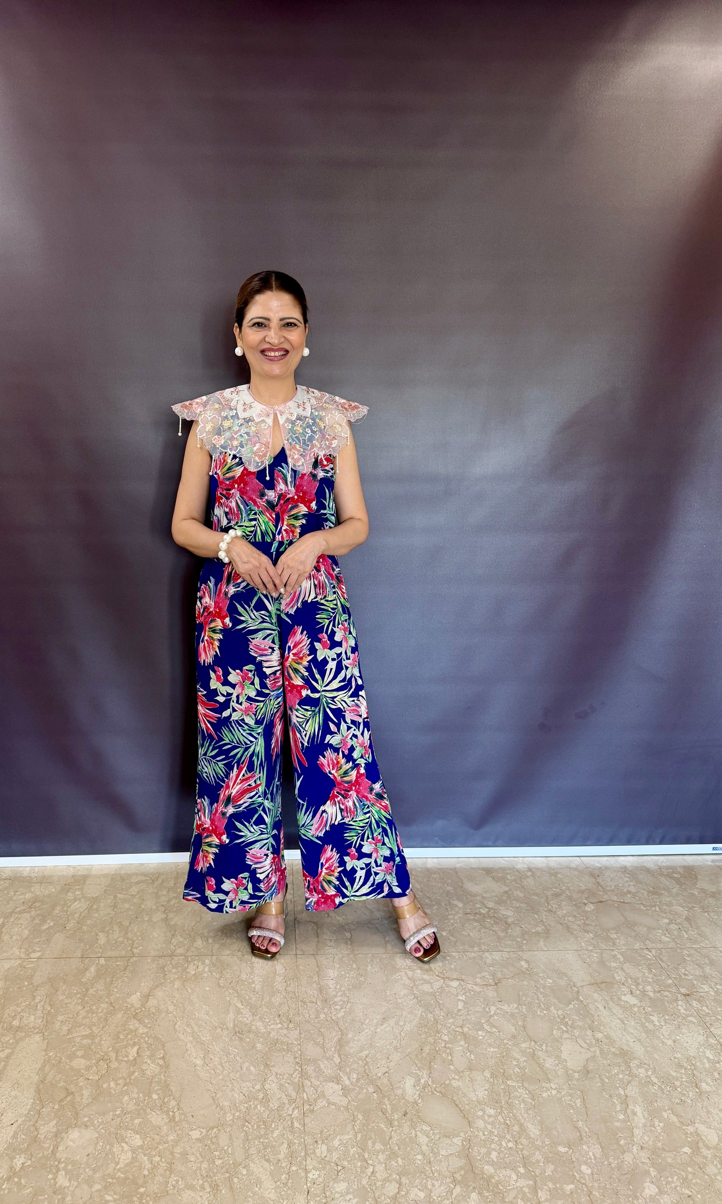 Baby  Pink Designer Detachable Cape