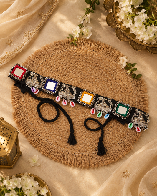 Dandiya Belt Square Motif