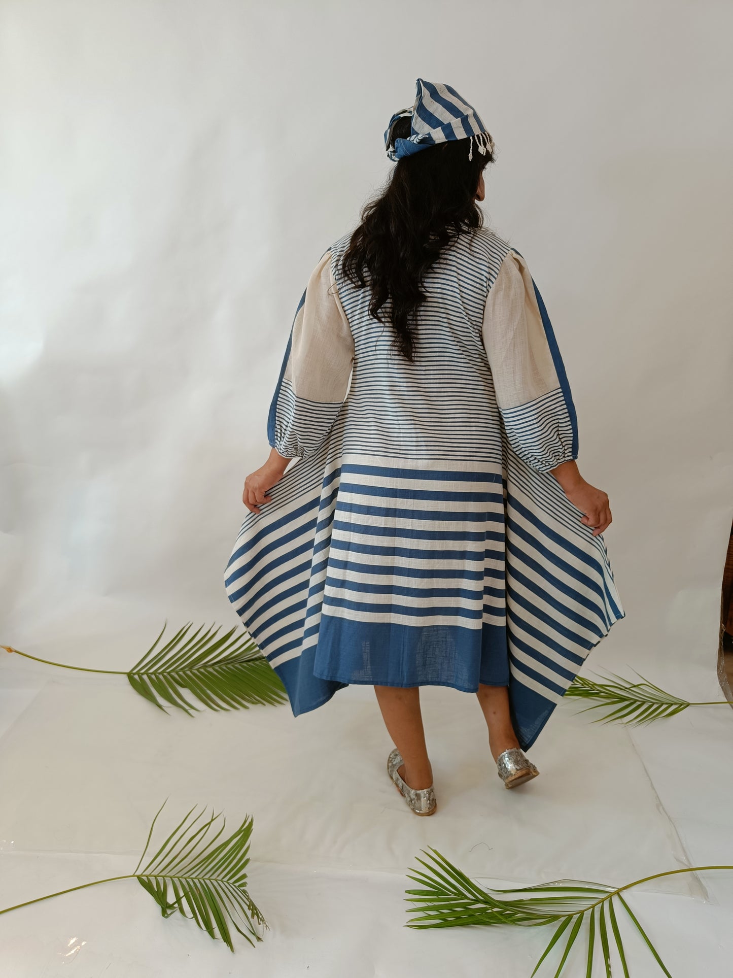 Bela Blue indowestern pure cotton kurti