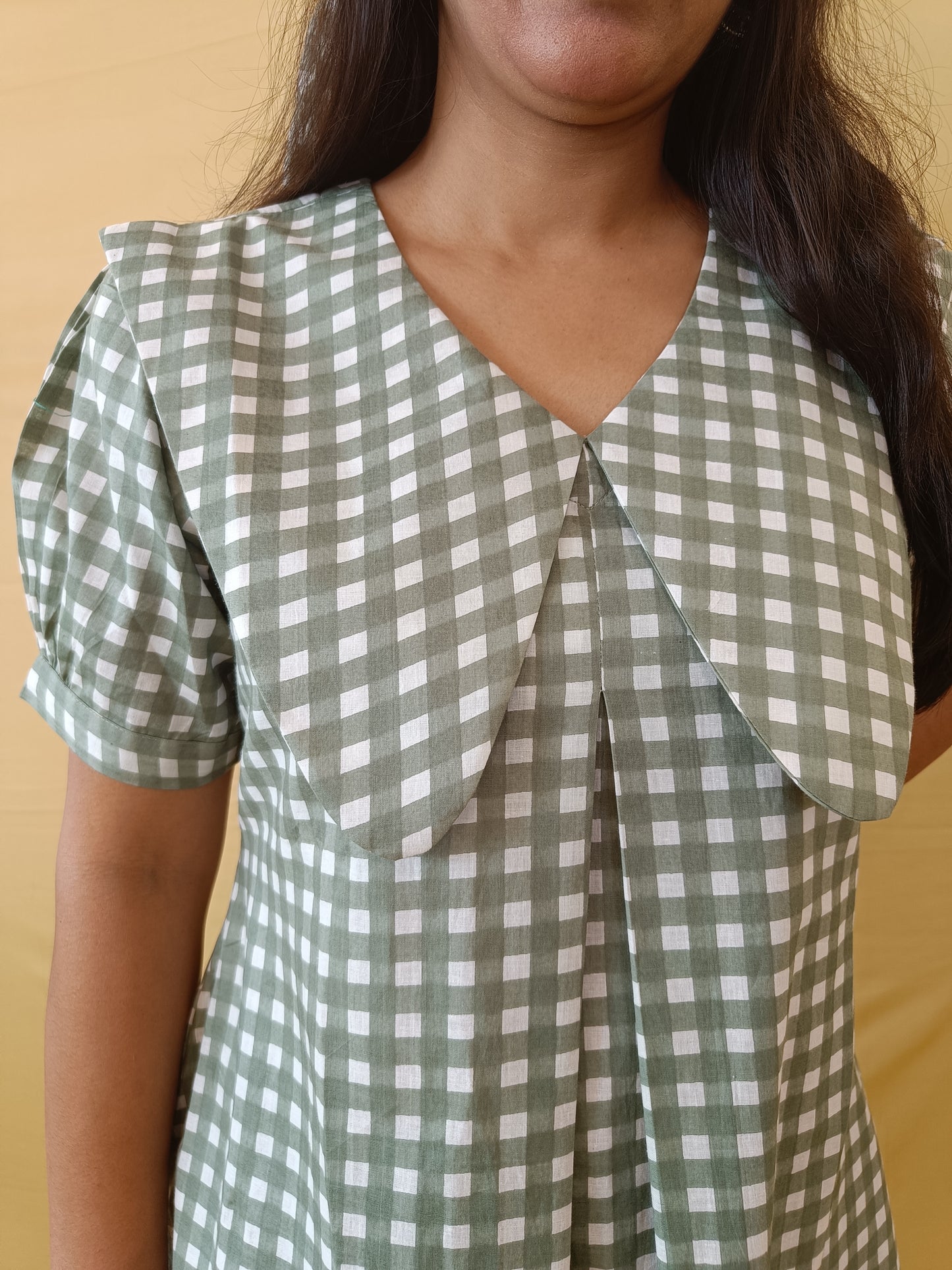 Magic Green Pure Cotton Middy Dress