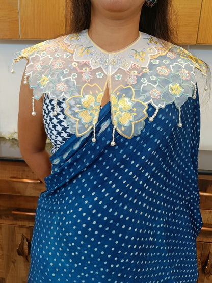 Green Designer Detachable Cape