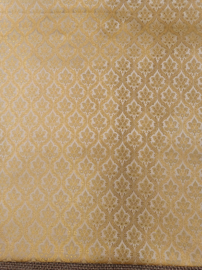 Golden-Green Brocade Sharara Suit Set