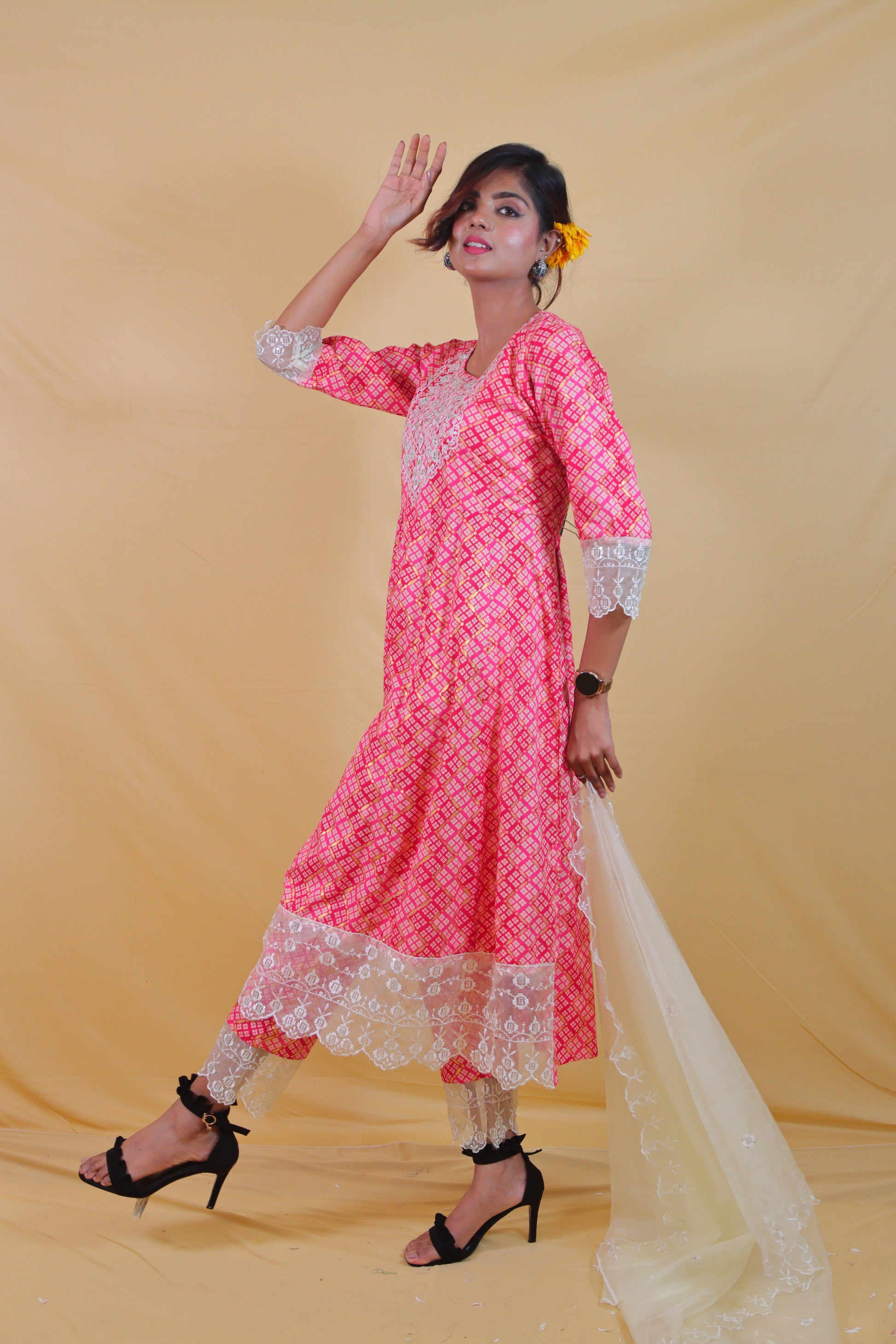 Majenta A- line Suit Set (set of 3) Anarkali Dress 'N' Wears Boutique Majenta A- line Suit Set (set of 3) Anarkali Dress 'N' Wears Boutique