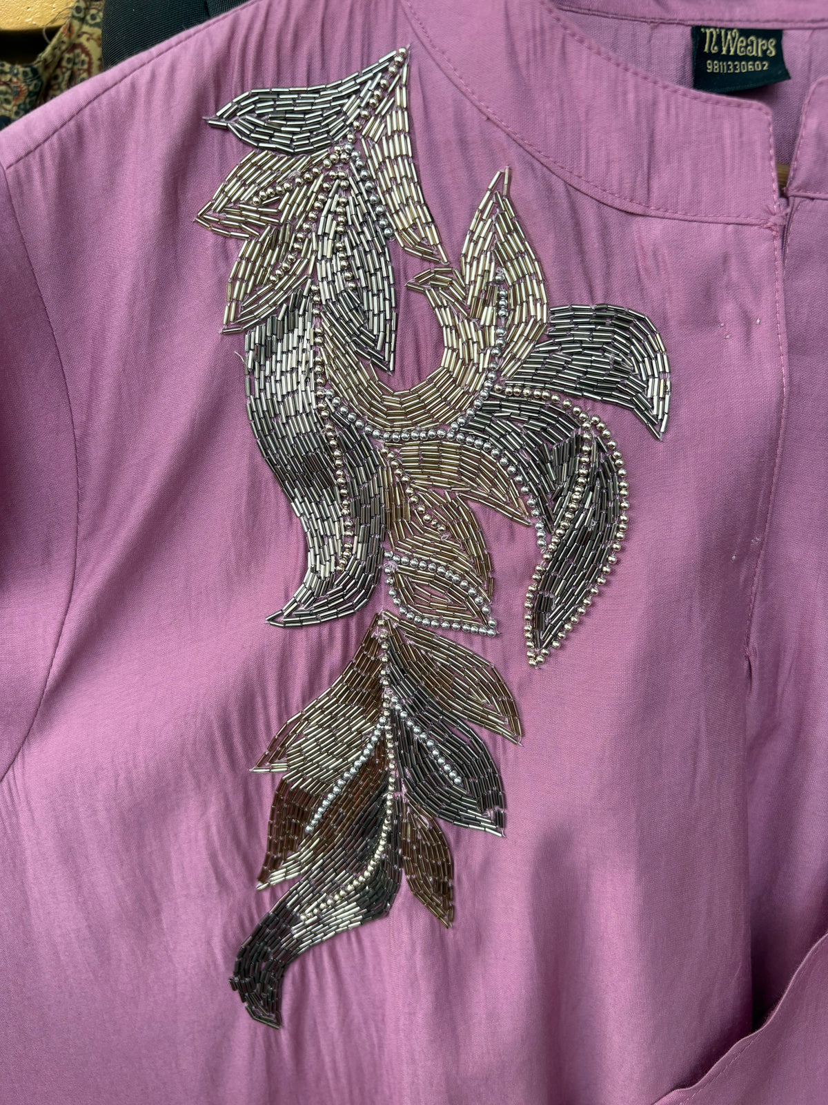 Rangraaz Lilac Indowestern Drape Dress