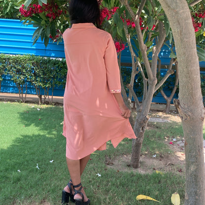Peach Mirror Tunic