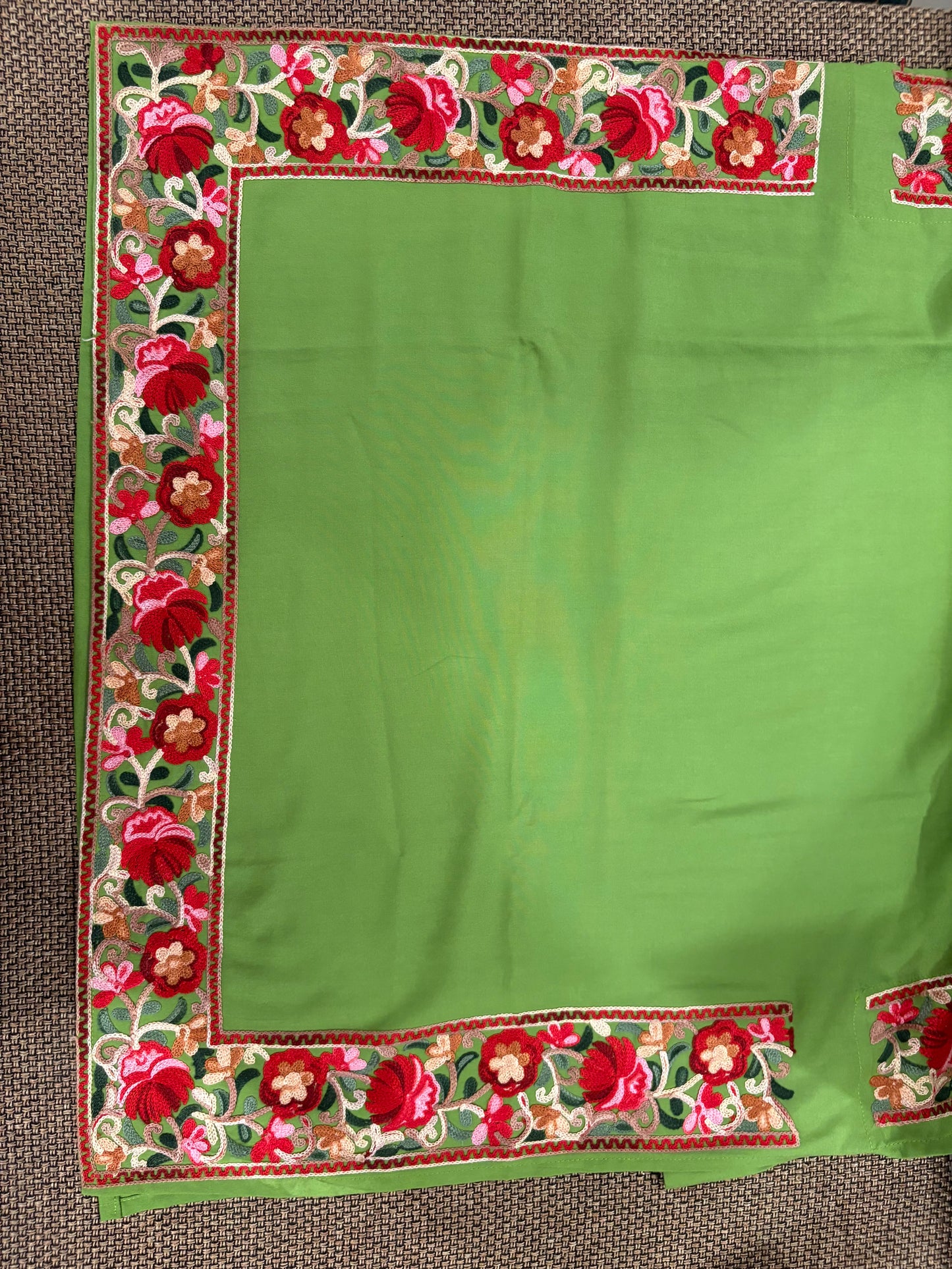 Parrot Green Kashmiri Phiran