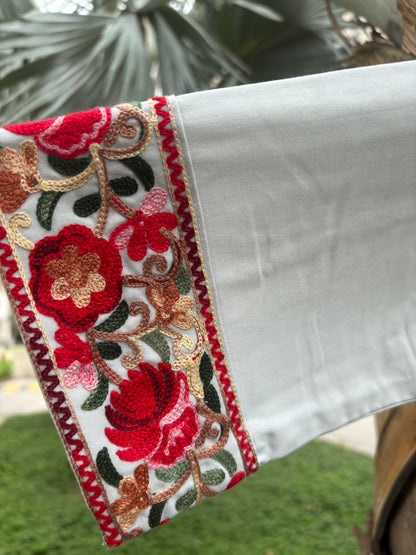 Smoke Grey Kashmiri Phiran Kurta