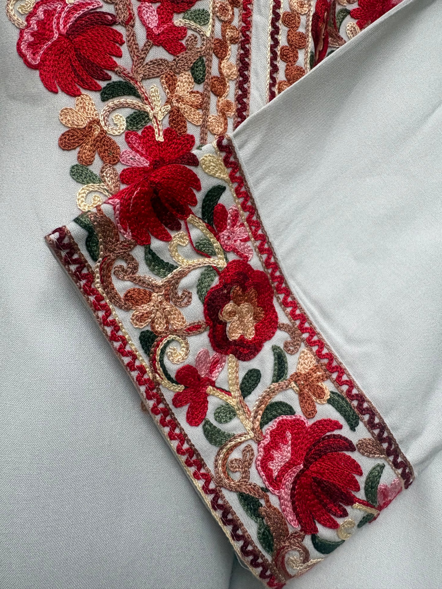 Smoke Grey Kashmiri Phiran Kurta