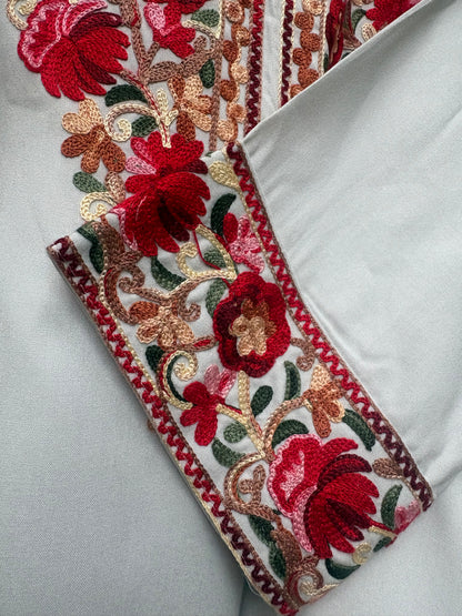 Smoke Grey Kashmiri Phiran Kurta