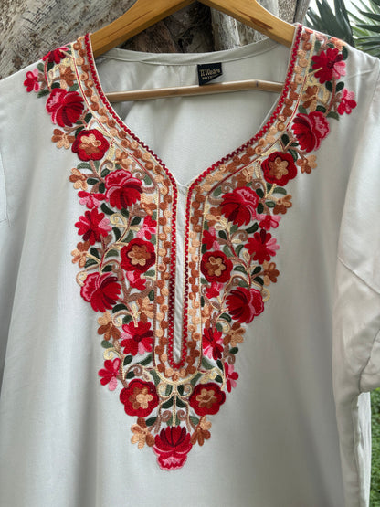 Smoke Grey Kashmiri Phiran Kurta