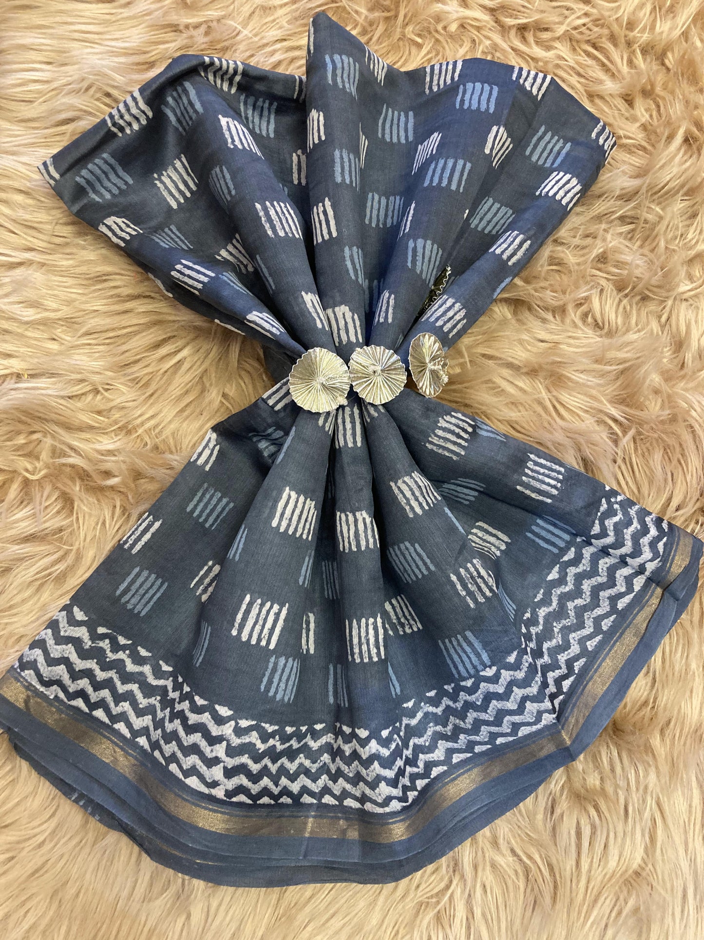 Mix & Match Dress Material Grey