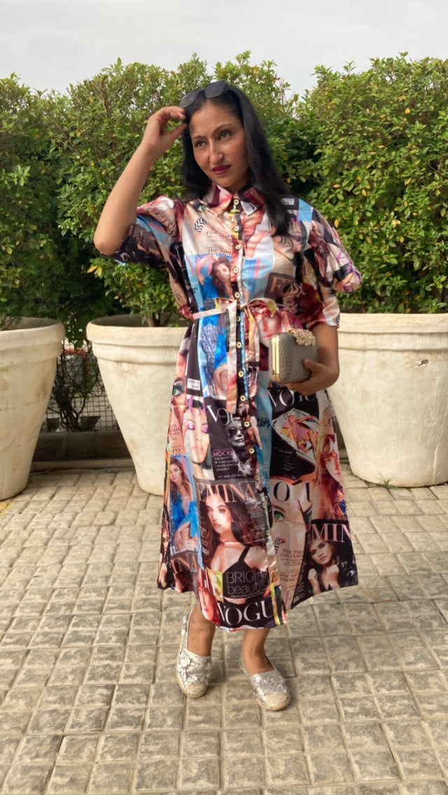 Multi Colour Tunic Dress