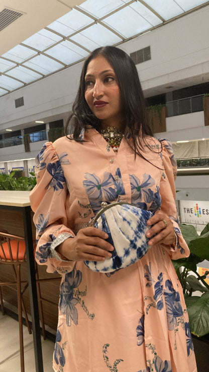 Peach Indowestern (Set of 3) Dress